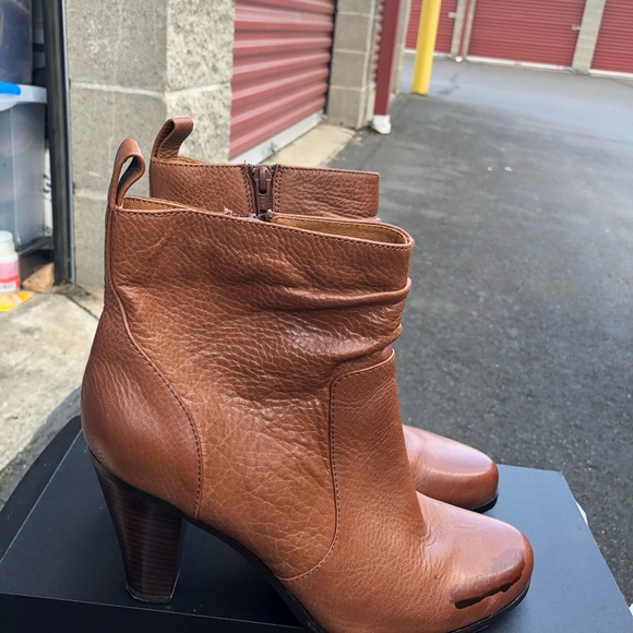 Sofft 1419400 Womens Brown Conac leather Ankle Booties Boots Size 10M - Picture 2 of 11